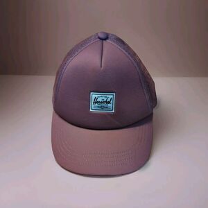 Herschel Supply Co Whaler Cap Hat Youth Pink Ash Rose Mesh Snapback